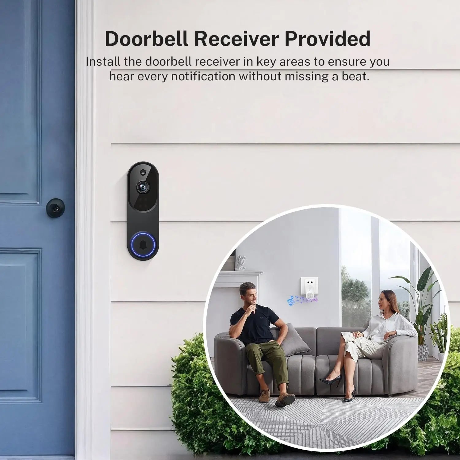 1080p Wireless Wi-Fi Video Doorbell Camera