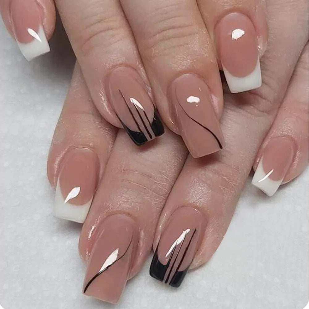 24pcs Simple Press on Nails