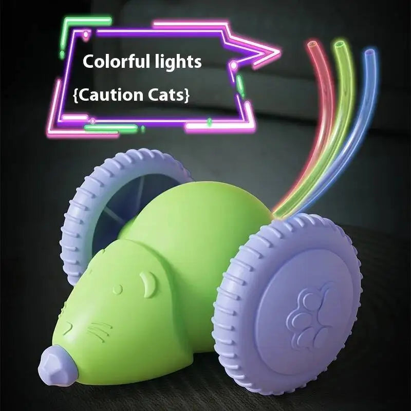 Electric Mouse Car Interactive Cat Toy