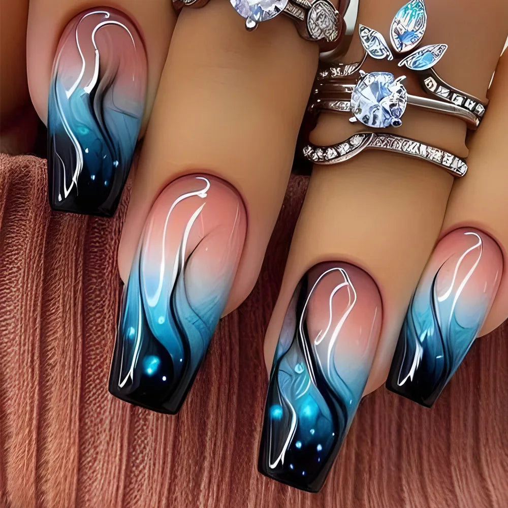 24pcs Simple Press on Nails