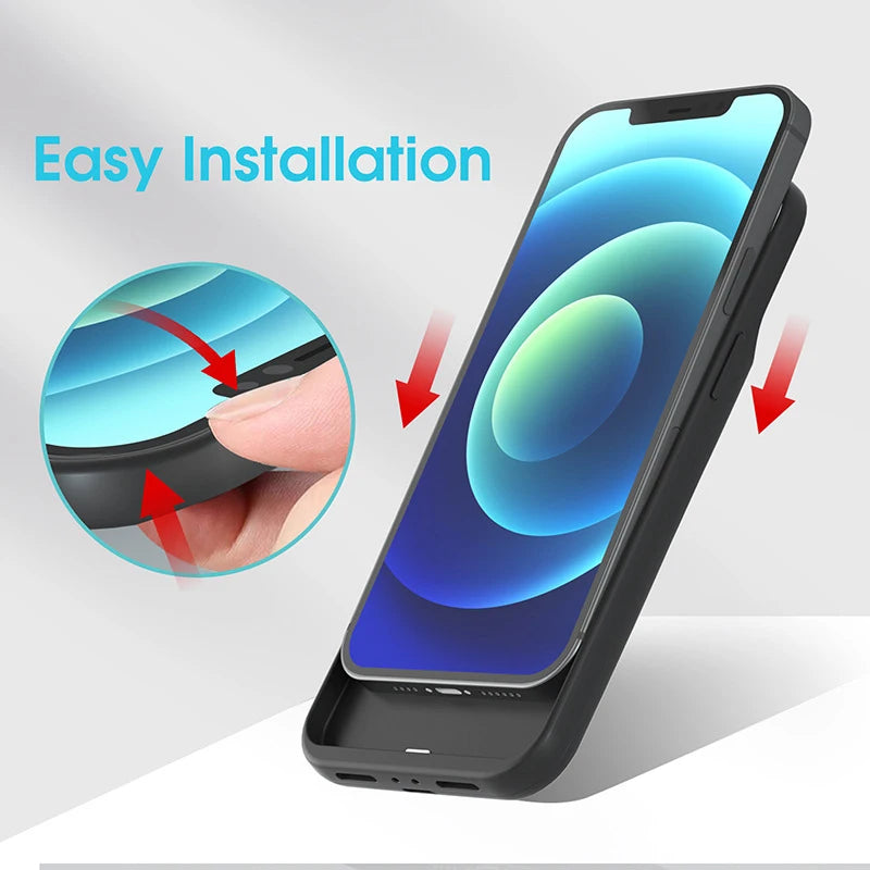 6800/7000mAh Battery Charger Case