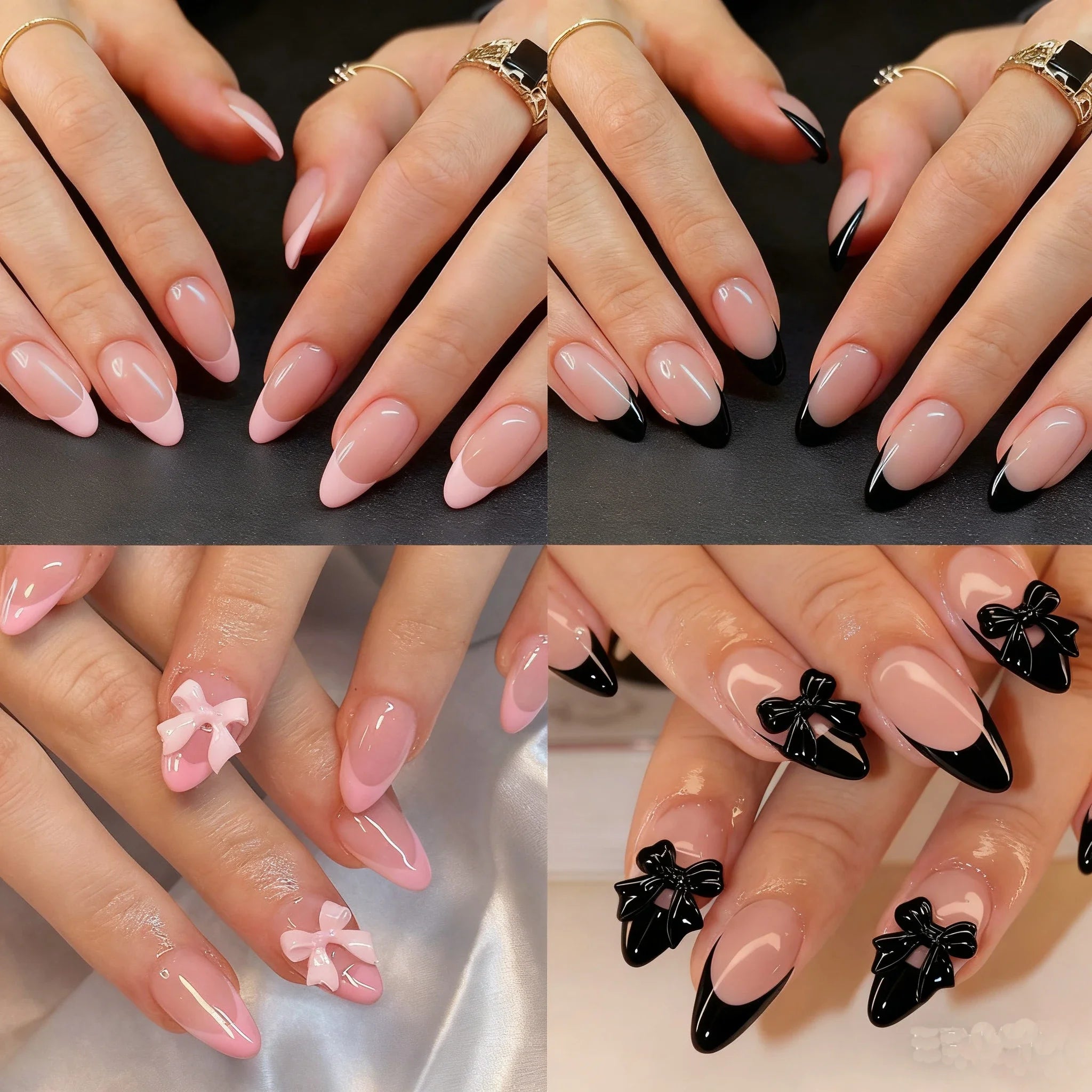 96PCS Medium Coffin Press On Nails