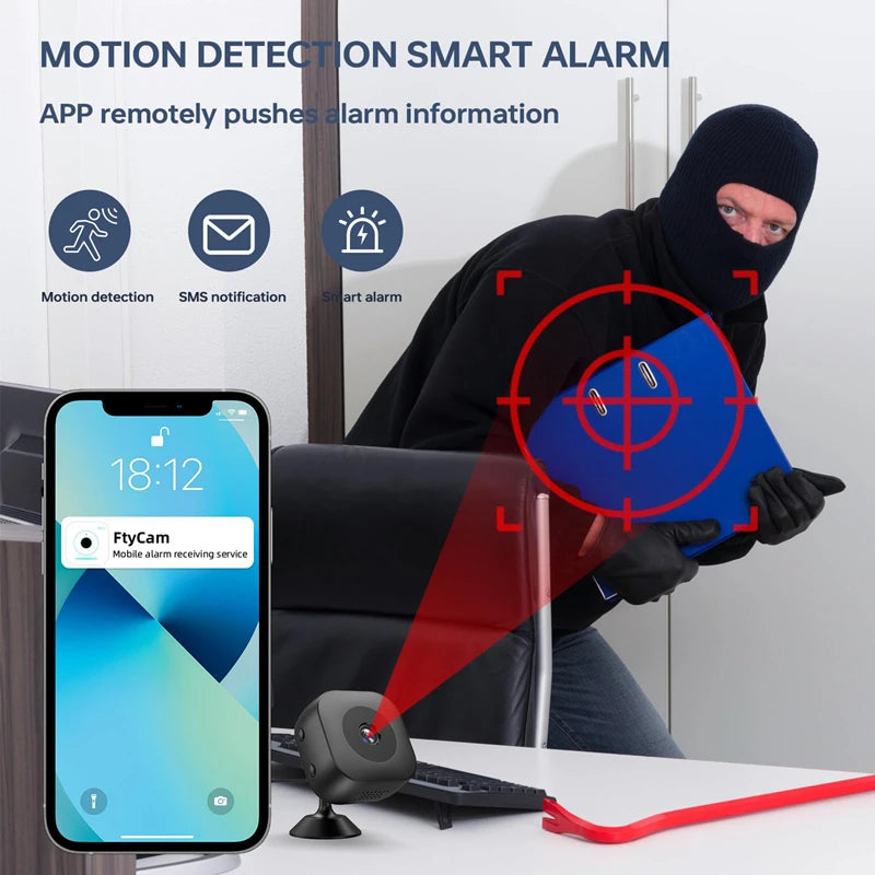 Mini 4K HD Camera WiFi Wireless Monitoring Security Protection Remote Monitor