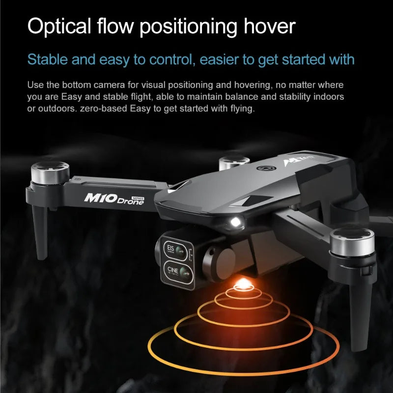 M10 Rc Drone 8K Professional HD Dual Camera With Screen