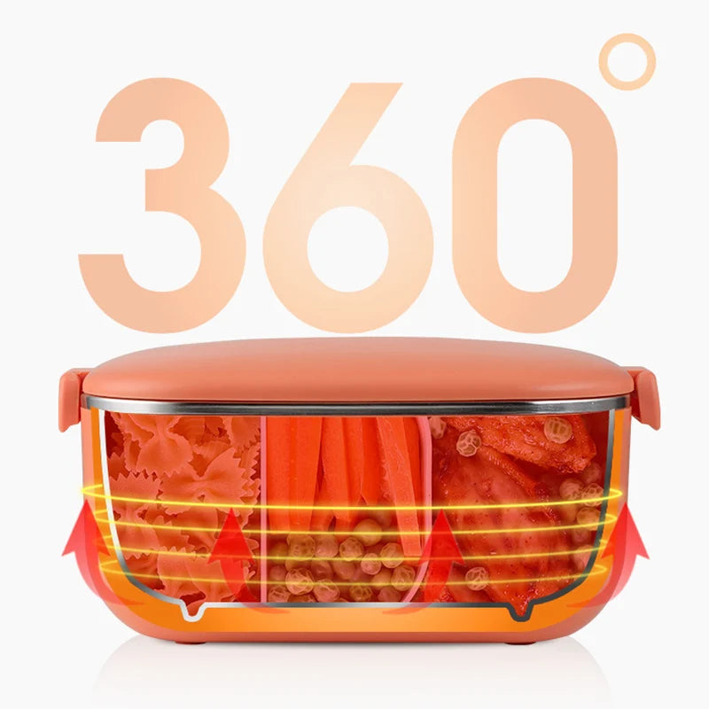 Stainless Steel Electric Heated Lunch Box