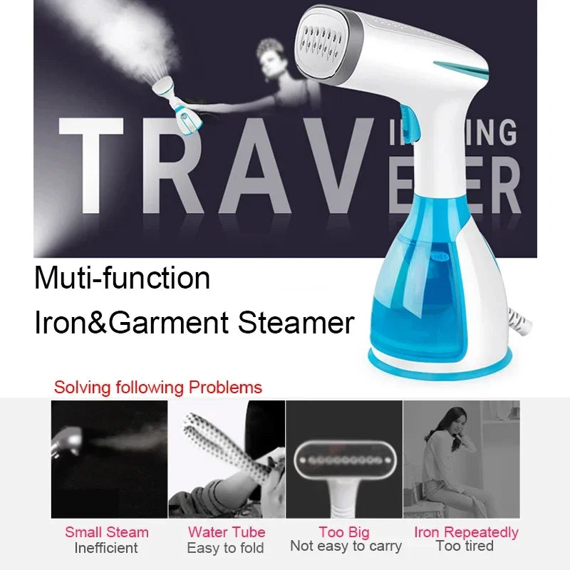 Quick-Heat Hand Garment Iron Steamer