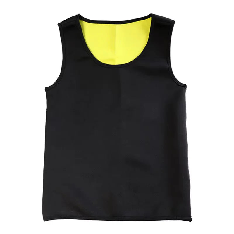 Men Training T-shirts Sauna Effect Sports Vest Exercise