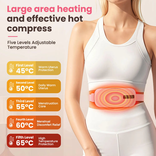 Abdominal Lumbar Warm Belt Massage Device
