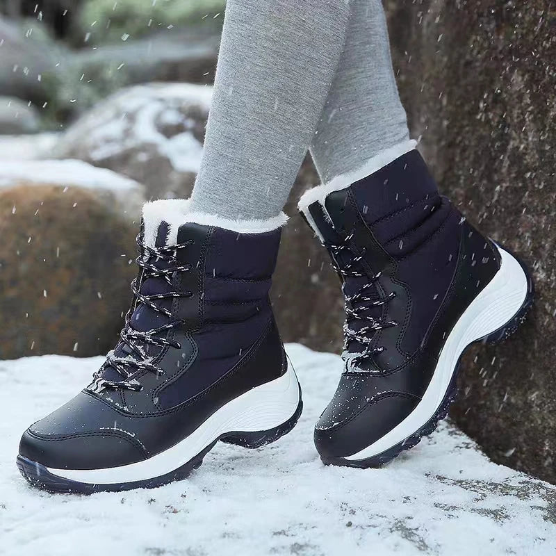 Women Waterproof Heel Boots