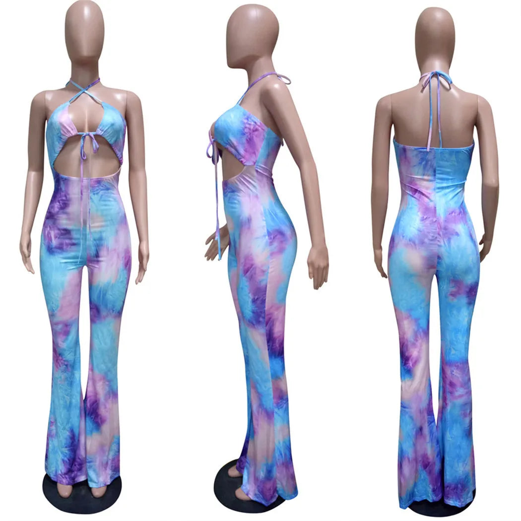 Women Sexy One Piece Sleeveless Slim High Waist Sling Romper