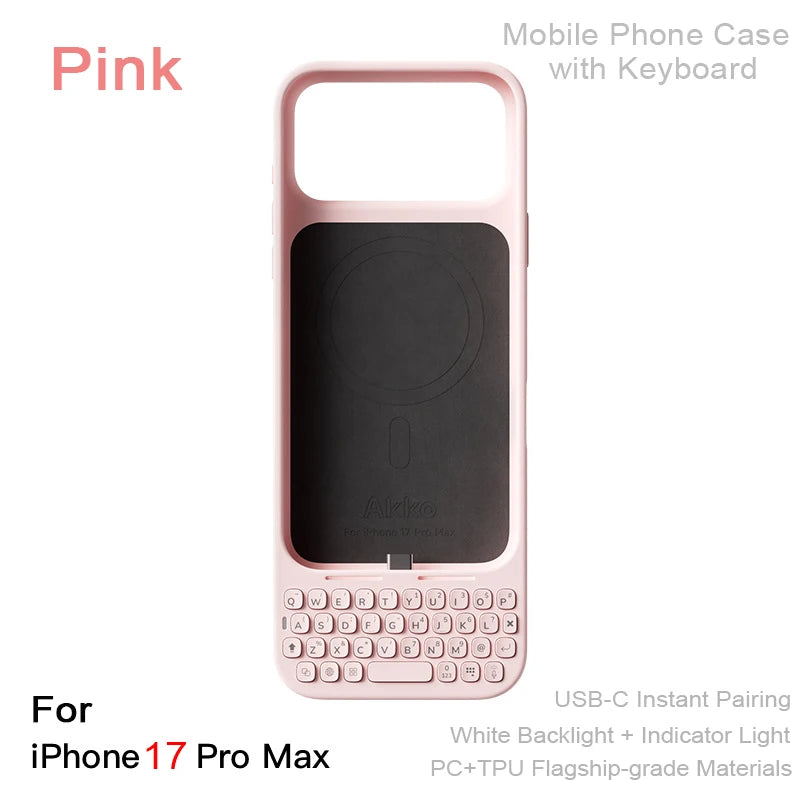 Mobile Phone Case with Keyboard All-in-One Magnetic-Attachment