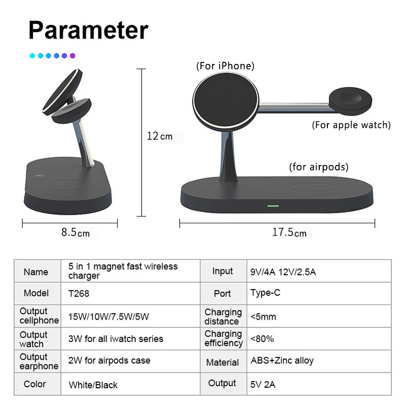 3 in 1 Wireless Charger Stand