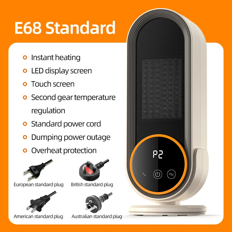 1200W Electric Portable Fan Heater