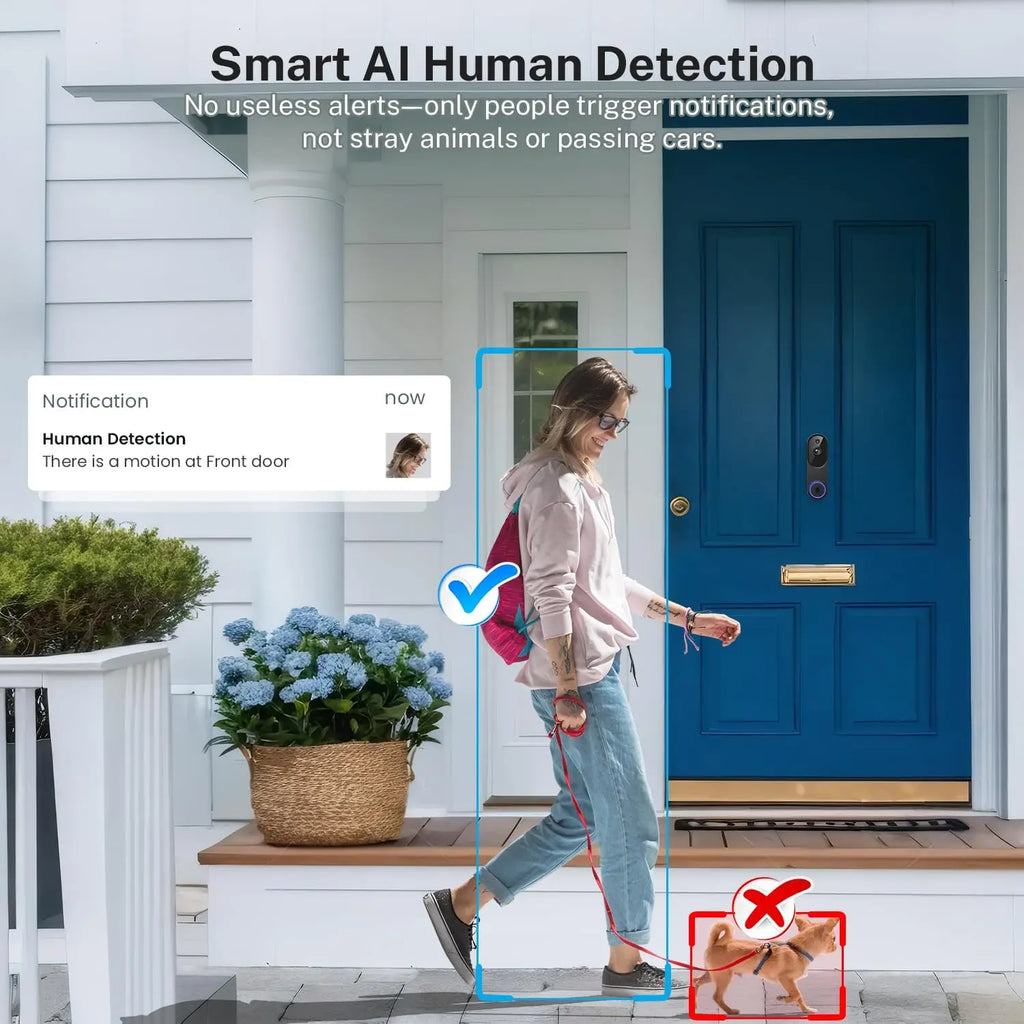 1080p Wireless Wi-Fi Video Doorbell Camera