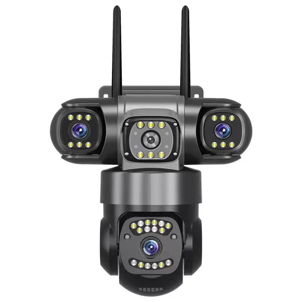 12MP WiFi IP Camera Outdoor Three Lens AI Tracking