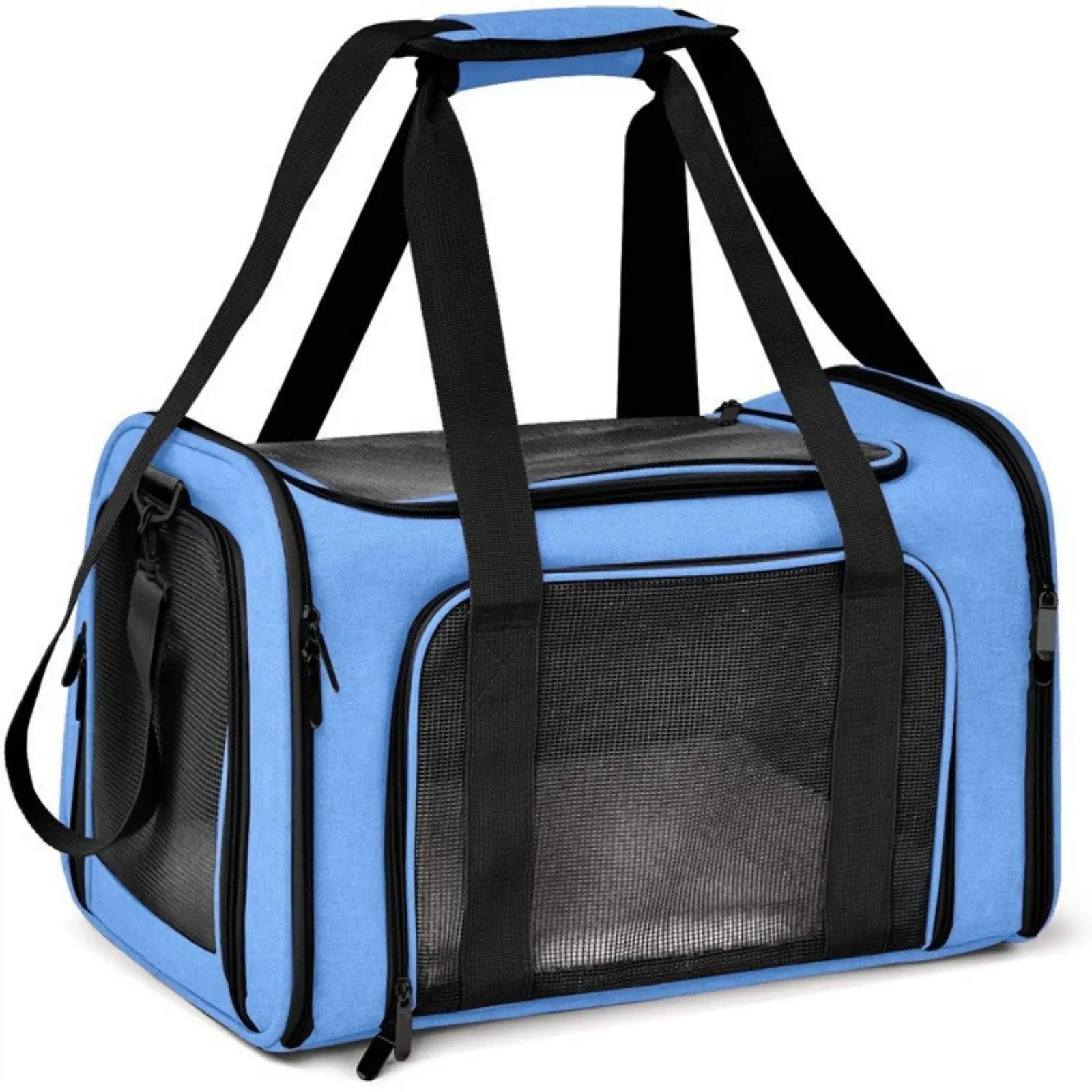 Mesh Pet Travel Carrier Foldable Soft Sided Pet Carrier