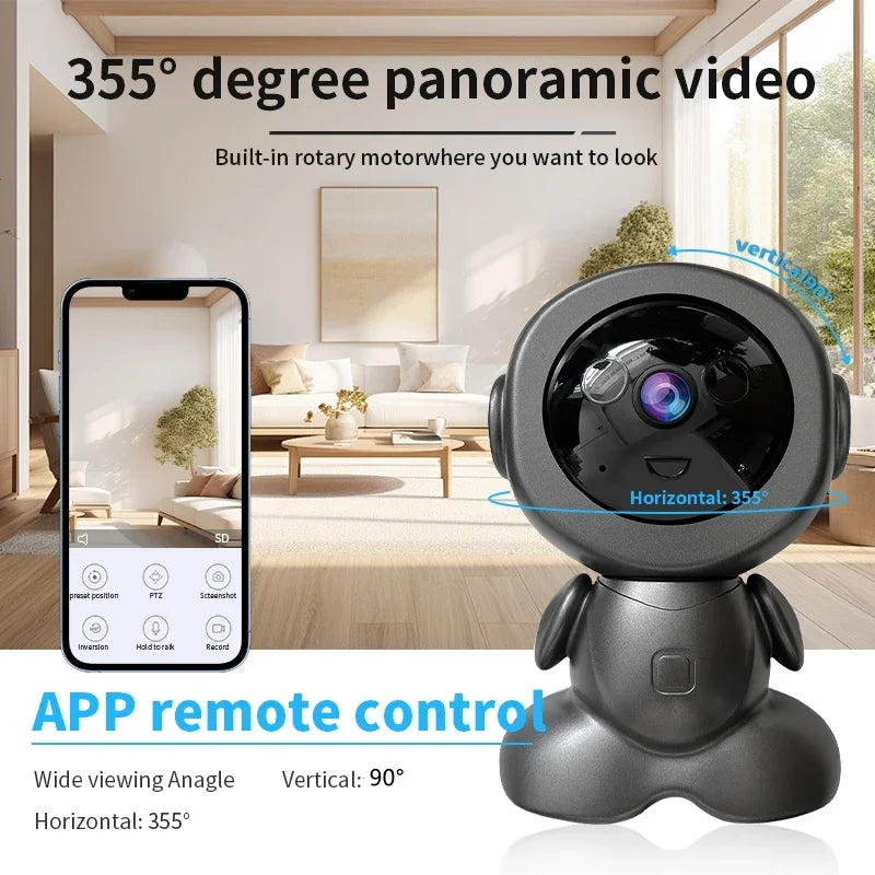 4K 8MP Pet Dog Camera with Phone App