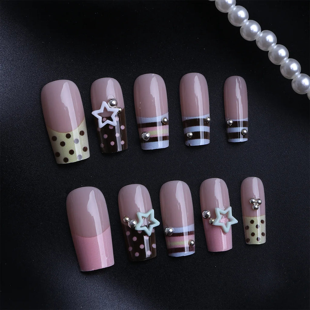 24pcs Y2K  Press On Nails
