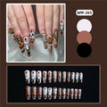 Halloween Long Ballet Press on Nails