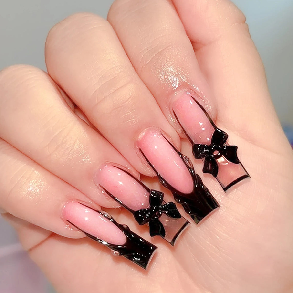 24pcs Long Ballet Press On Nails