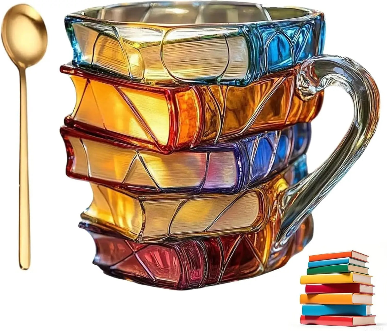Painted Book Mug Novelty Coffee Mugs