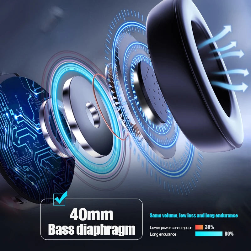 1200mAh Motorcycle Helmet Wireless Headset
