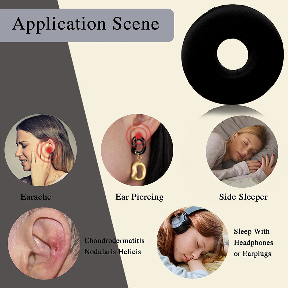 Ear Piercing Pillow for Side Sleepers