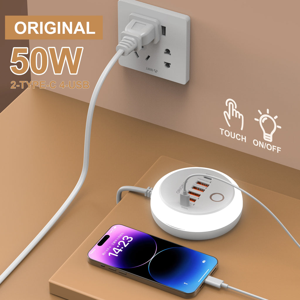 50W Multi Ports USB Charger Power Strip Socket