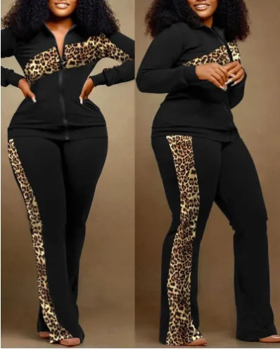 Two Piece Set Geometric Print