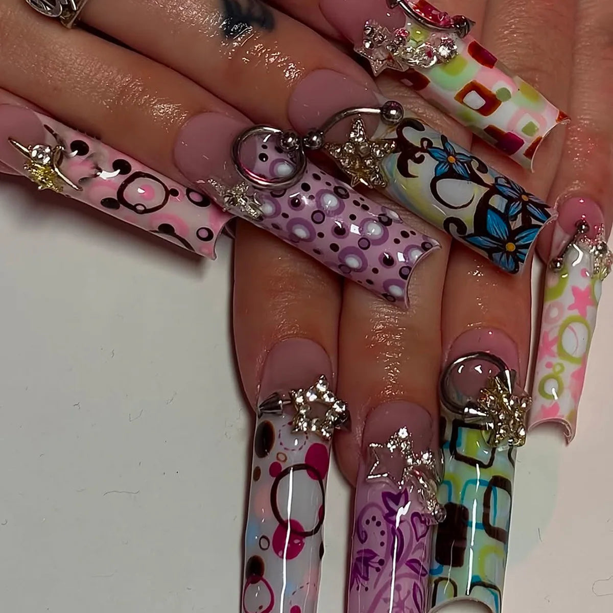 24Pcs French Press on Nails