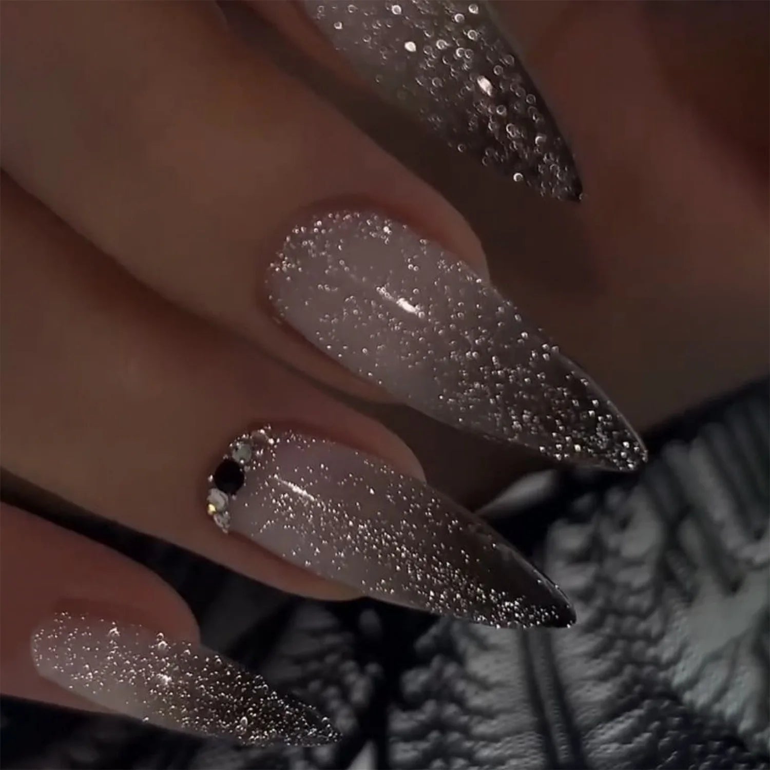 24Pcs Almond Press on Nails