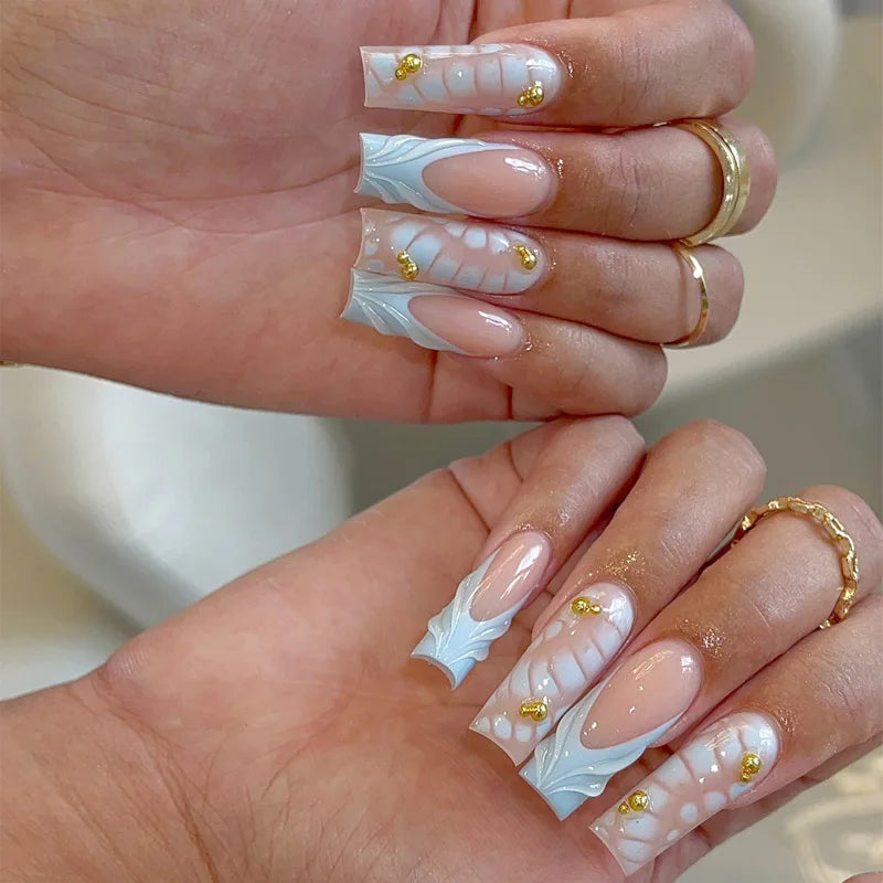 24Pcs French Press on Nails