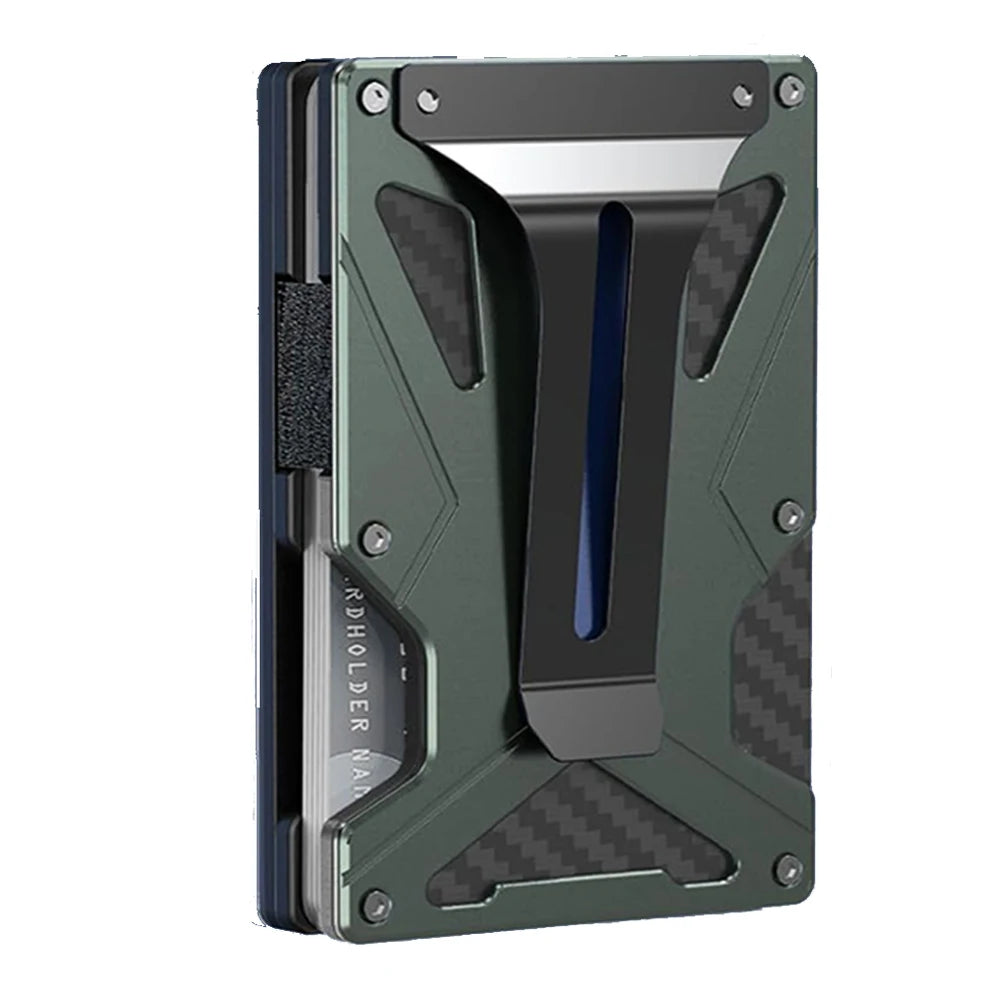 MagSafe-Metal Card Holder with AirTag Holder, RFID Blocking