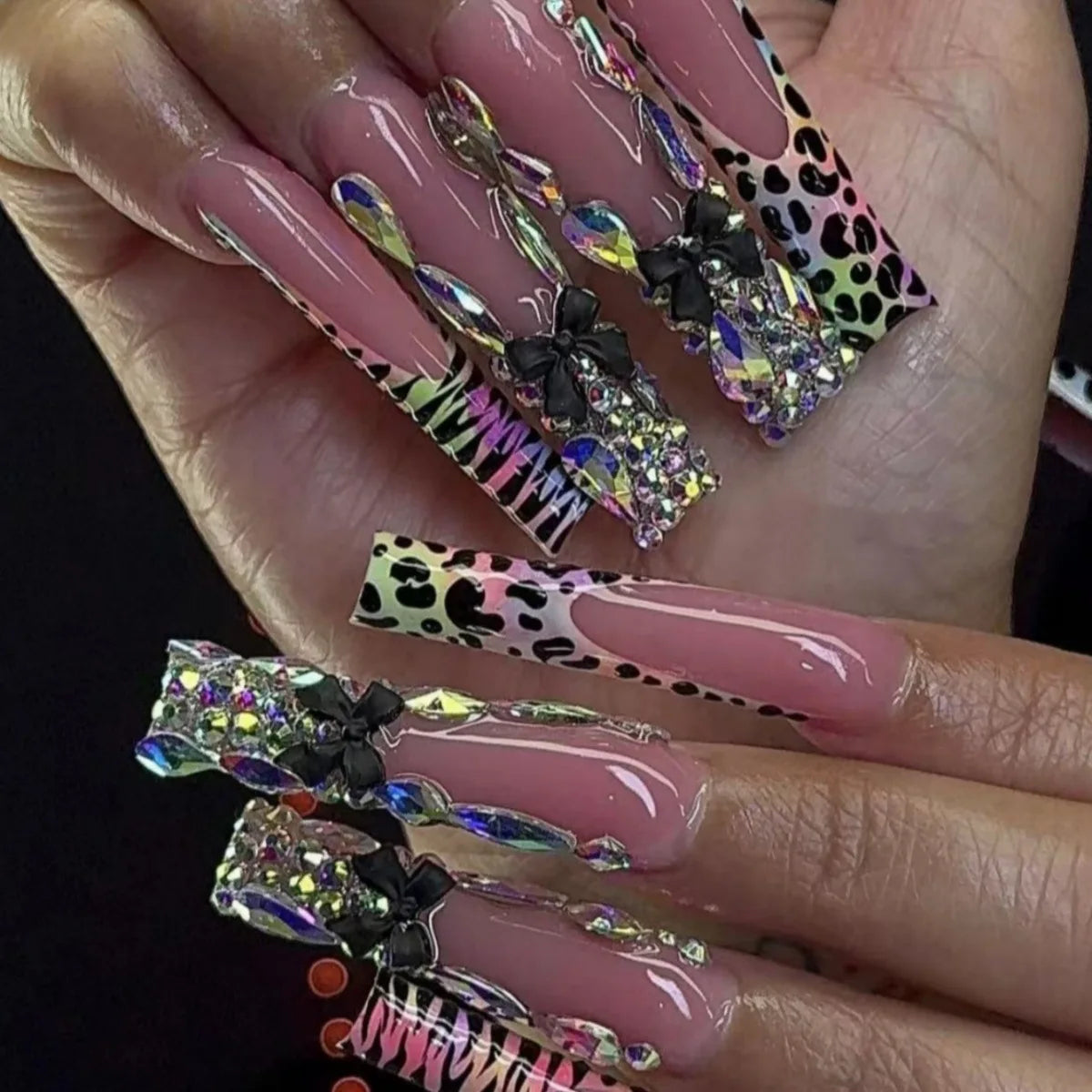 24pcs Extra Long Press on Nails