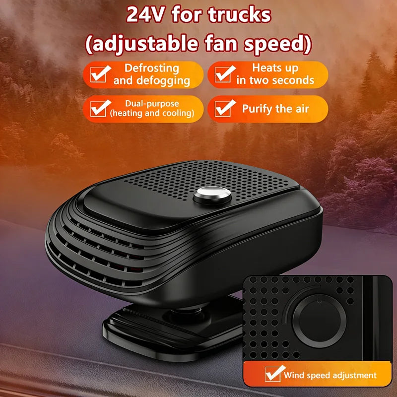 360° Rotation Winter Fast Car Heater 12V/24V
