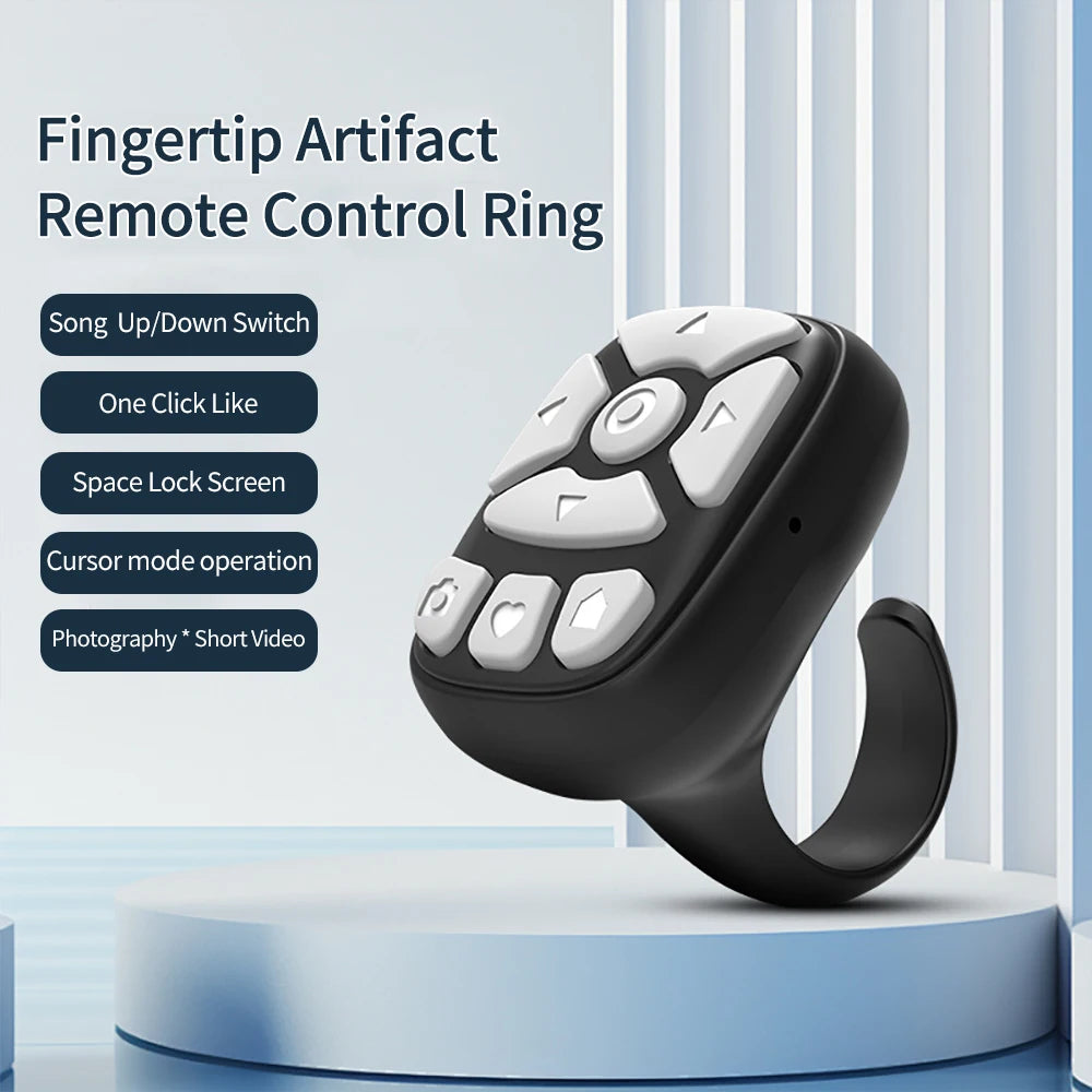 Blutooth Remote Control Scrolling Ring Finger