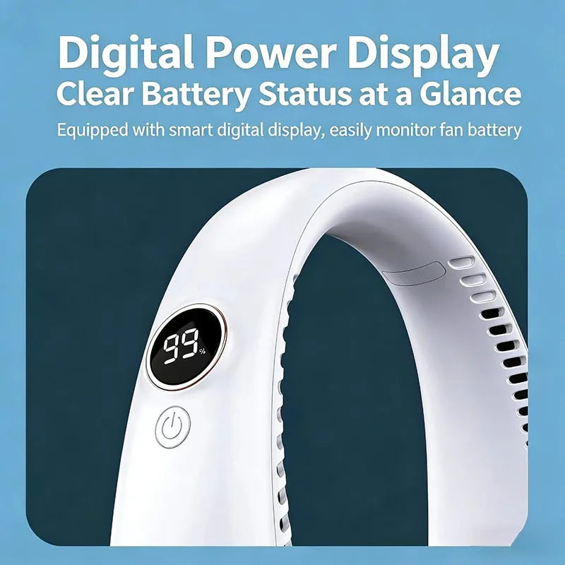 Mini Neck Mounted Fan Portable Bladeless