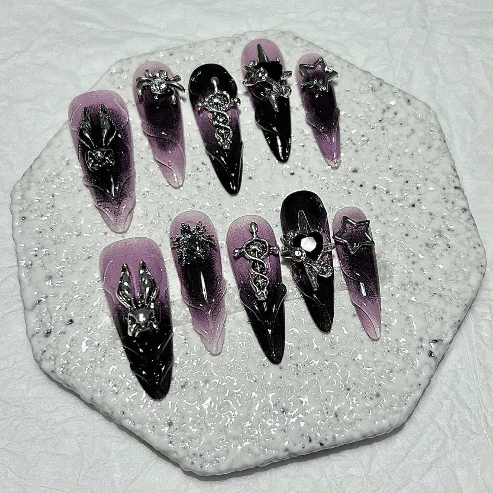 10 Pieces Y2k Halloween Press On Nails