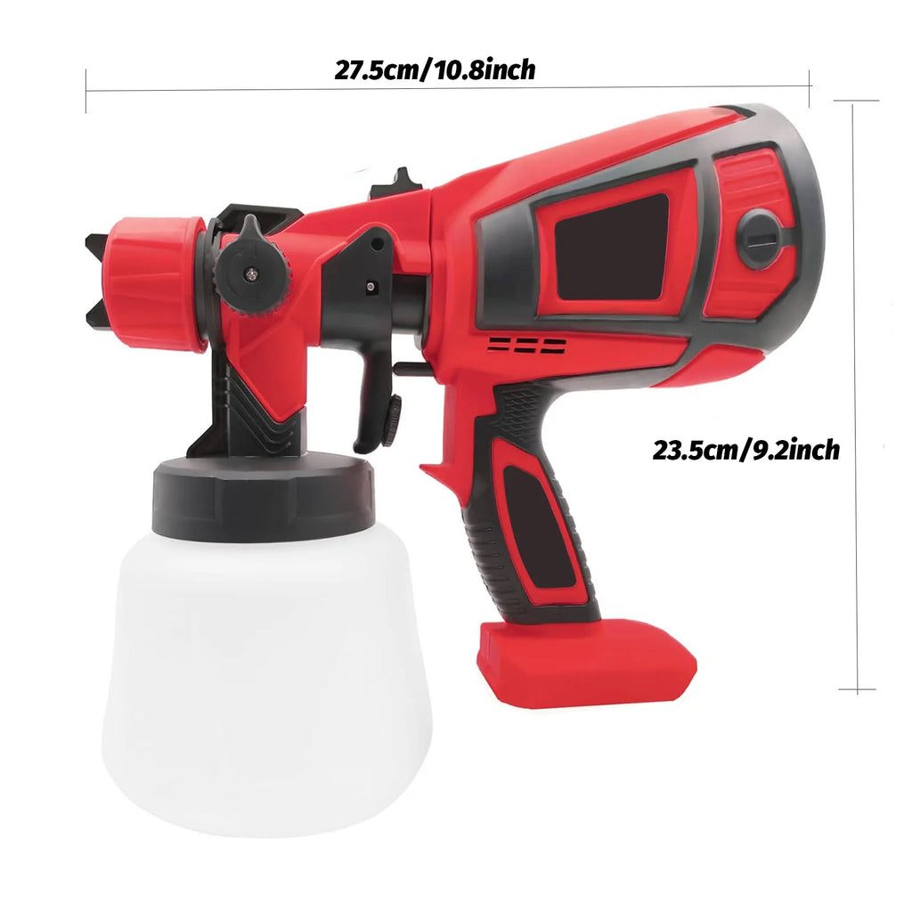 HVLP Paint Sprayer Compatible with Milwaukee 18V Battery