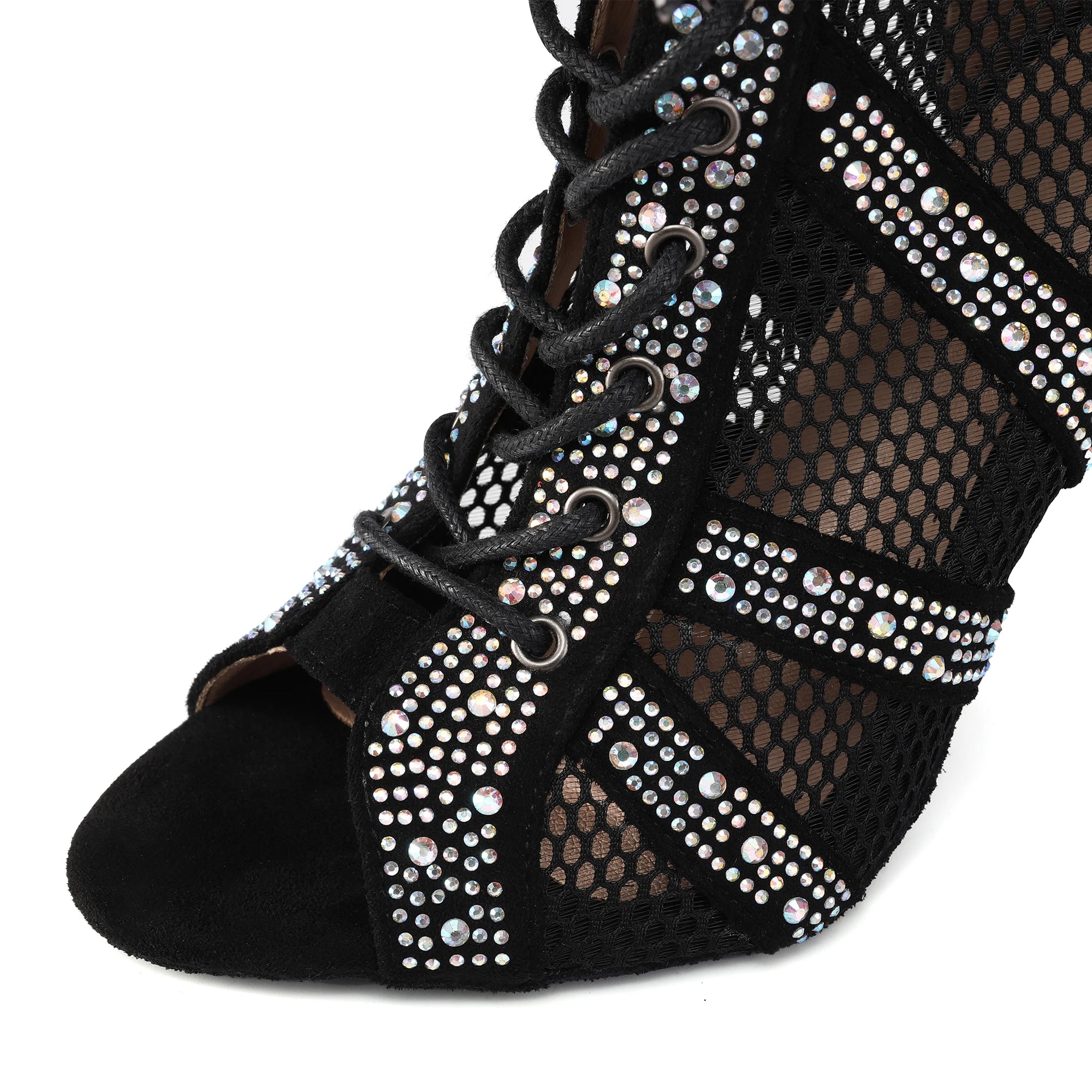 SWDZM Women Shiny Latin Jazz Dance Shoes