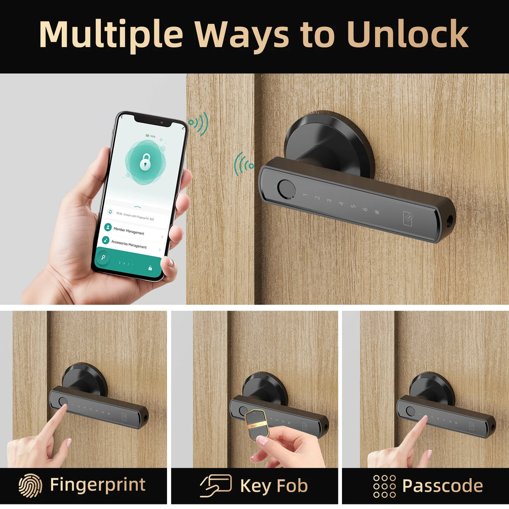 Smart Lock Fingerprint Door Lock App Control
