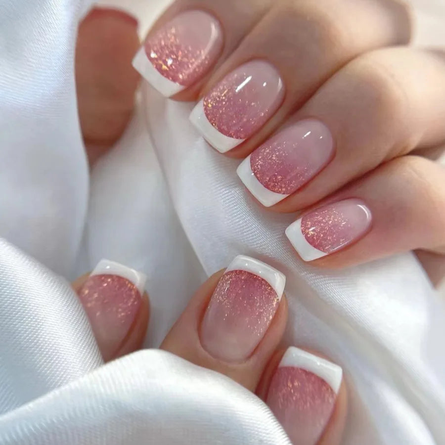 24pc Short Ballet Press on Nails