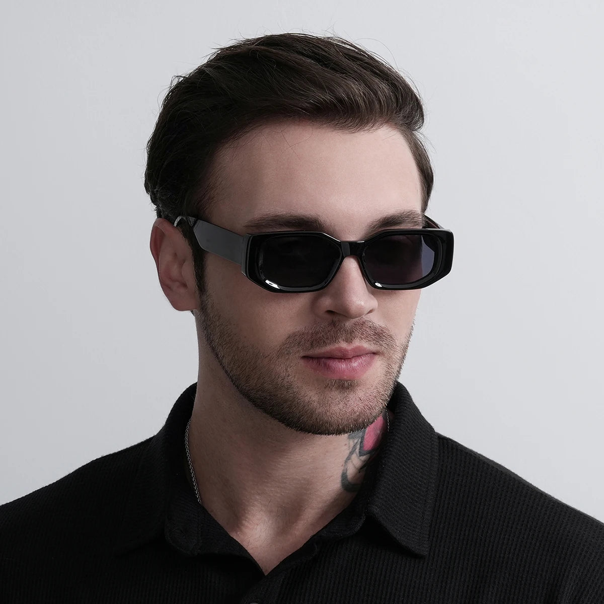 Ruiao Black Classic Sunglasses