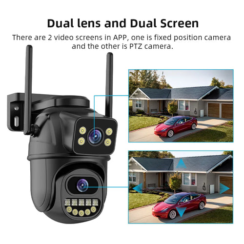4K 8MP HD Wifi PTZ Camera Outdoor