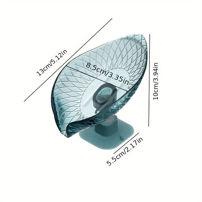 Decorative Plastic Self Draining Soap Dish