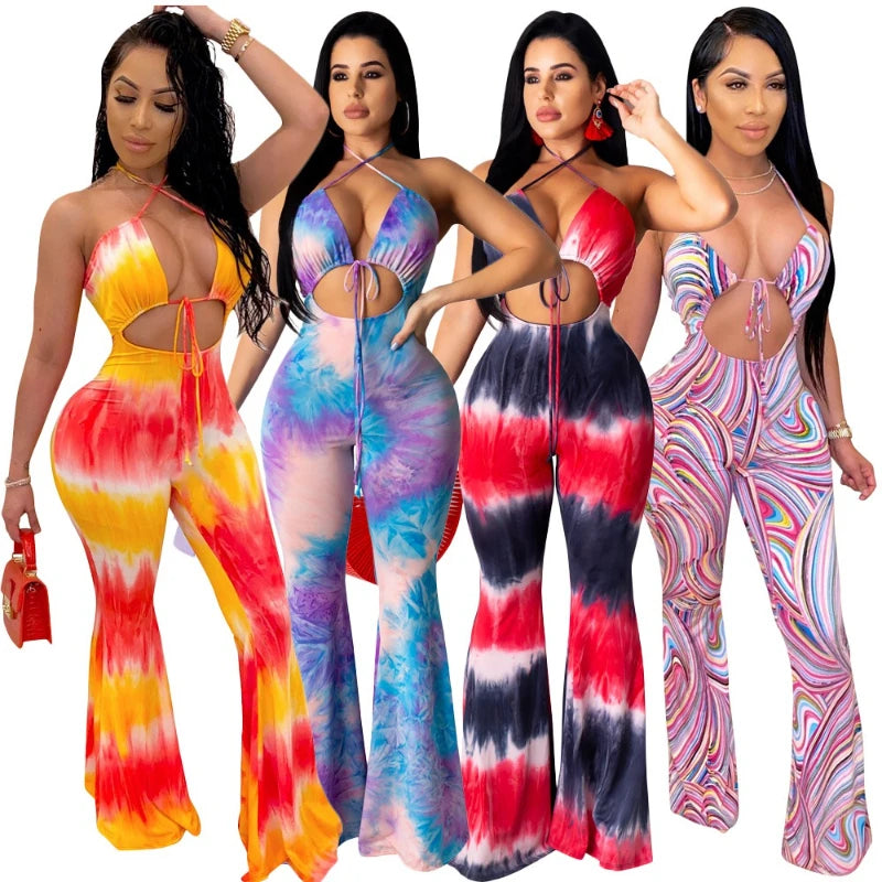 Women Sexy One Piece Sleeveless Slim High Waist Sling Romper