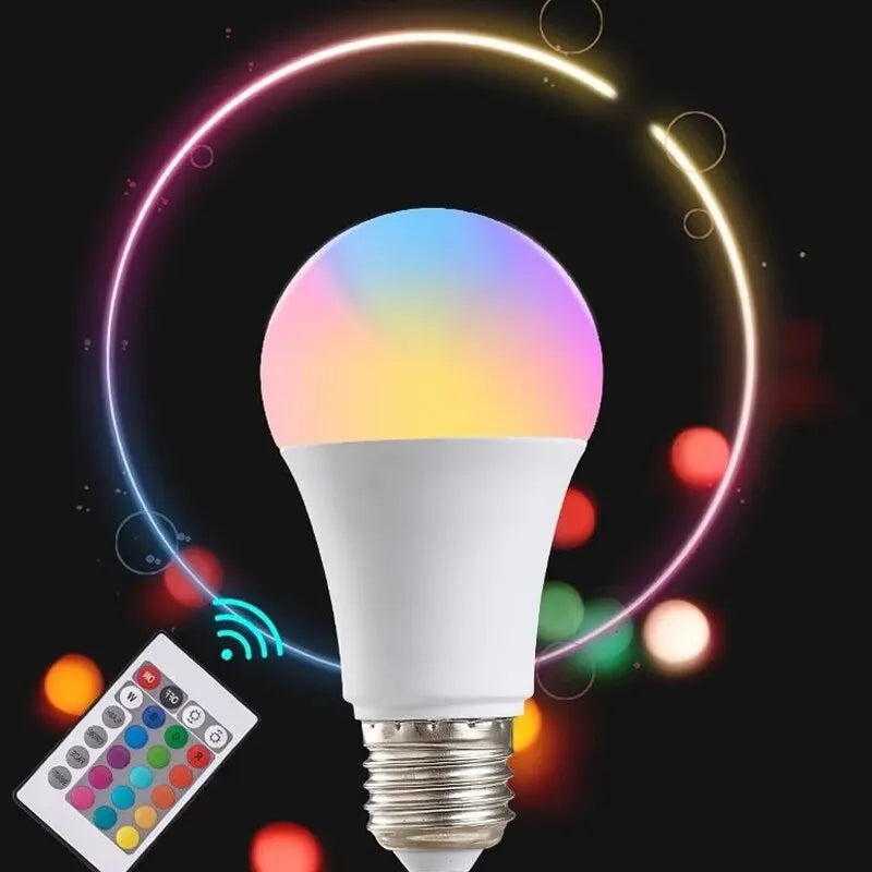 16 Colors RGB LED Multicolor Bulb