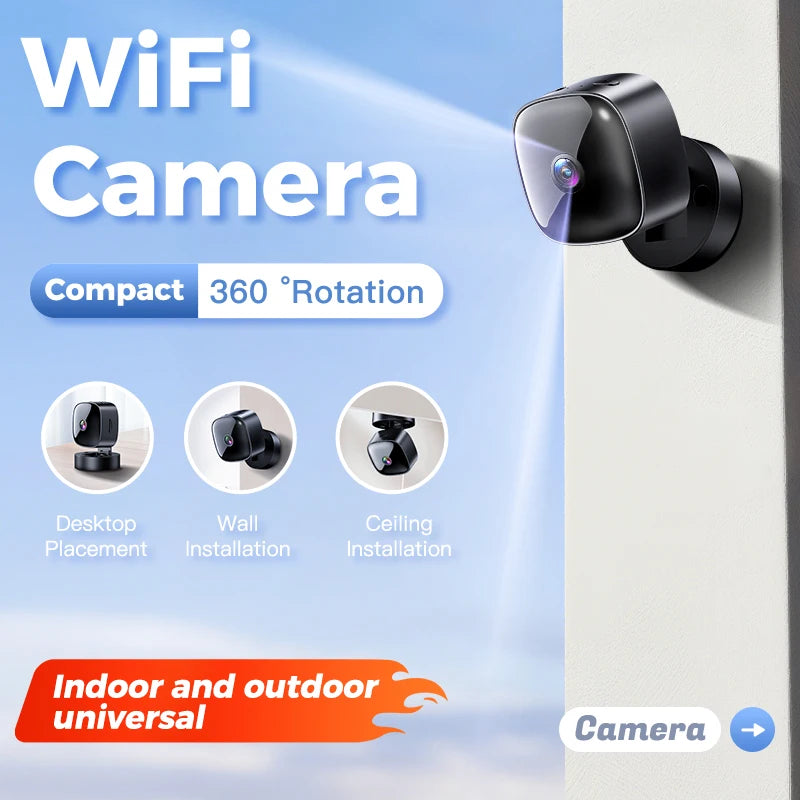 Mini Wireless WiFi Camera FHD 1080P