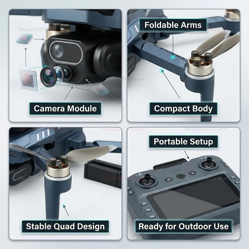 GT8 Drone Aerial Deone Foldable Quadcopter