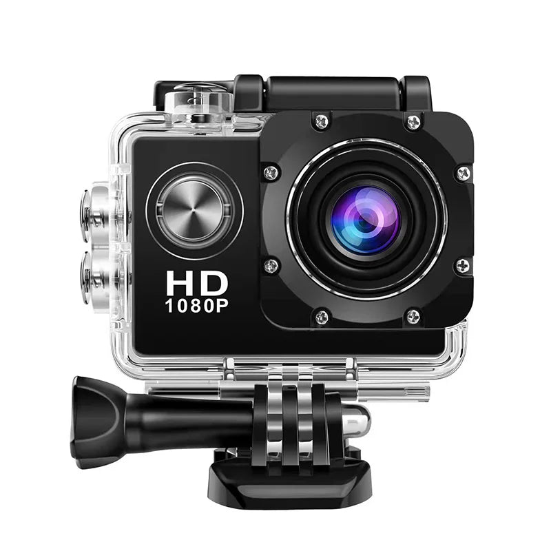 4K Ultra HD Action Camera 3MP 900mAh Underwater Waterproof Case